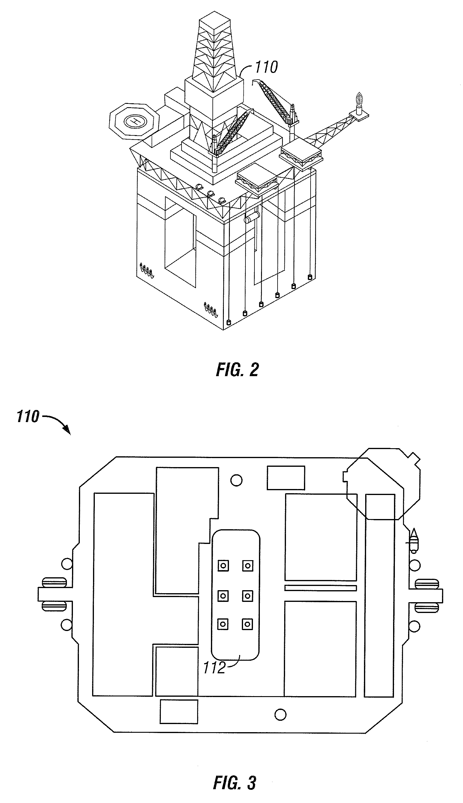 Dry tree subsea well communications apparatus and method using variable tension large offset risers