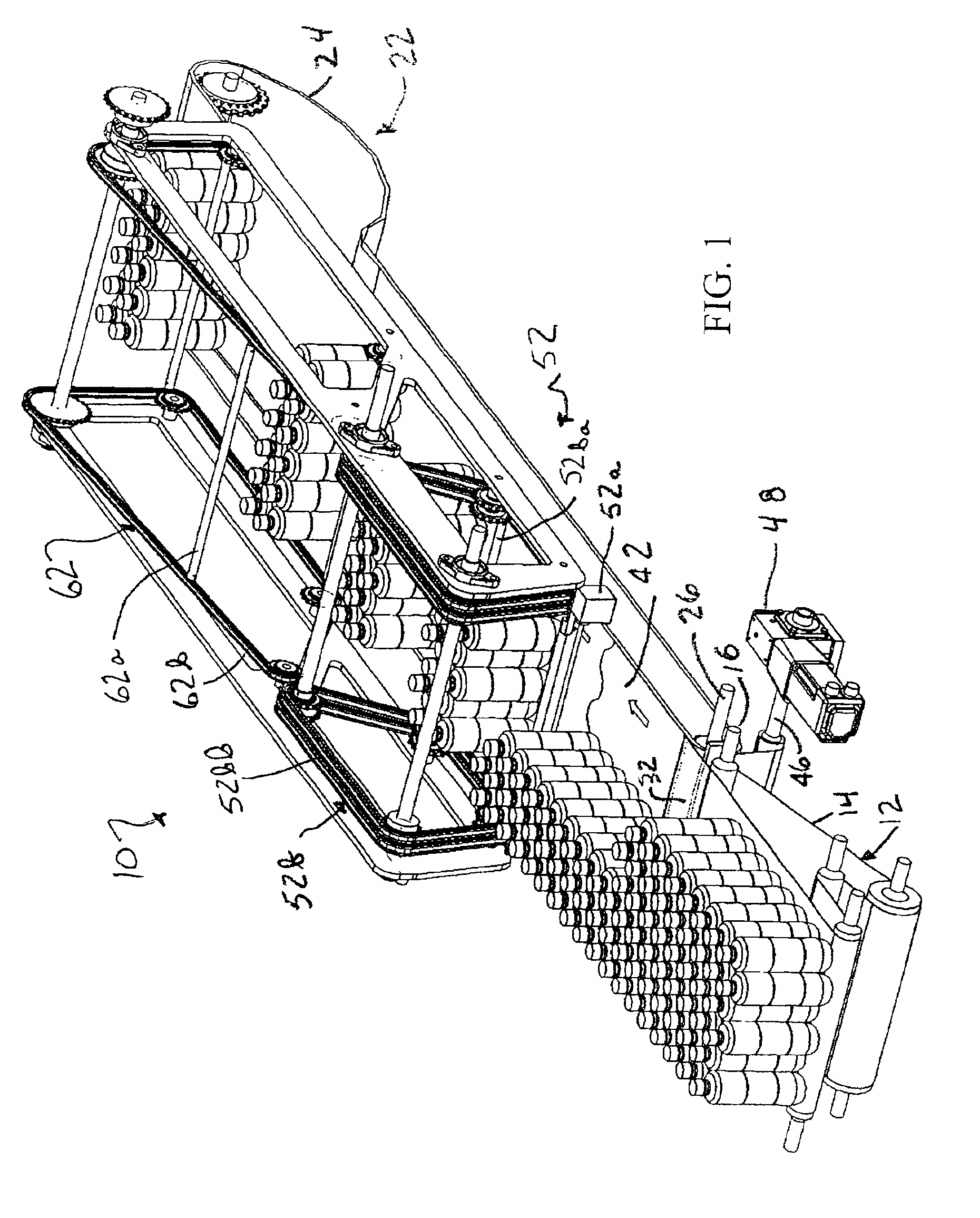Retractable transfer device metering apparatus and methods