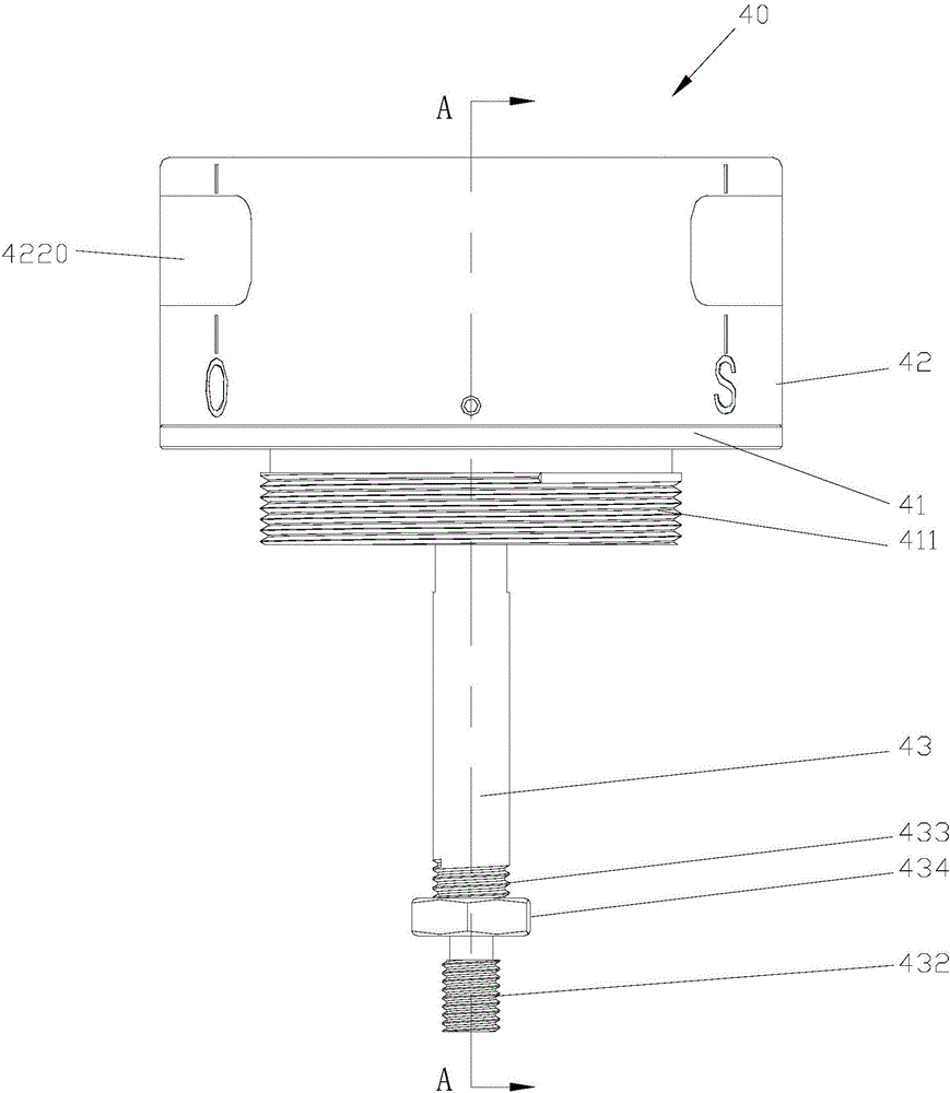 Valve opening and closing indicating device and valve
