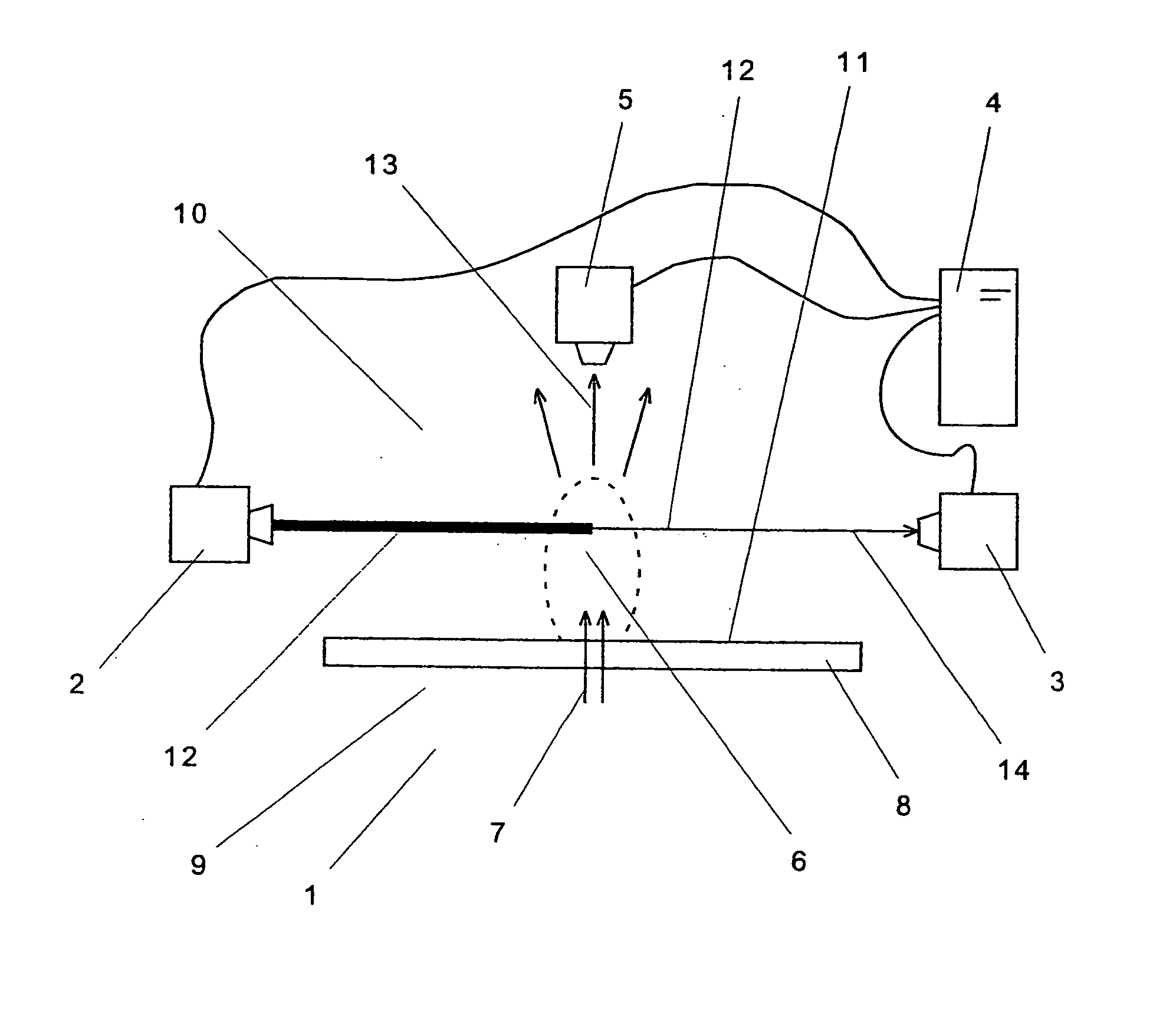 Test apparatus and method for examining sheet-like components for perforations