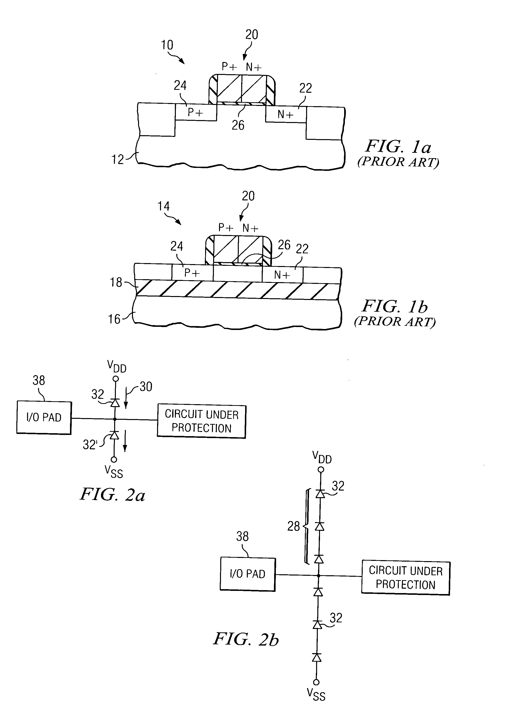 Semiconductor diode with reduced leakage