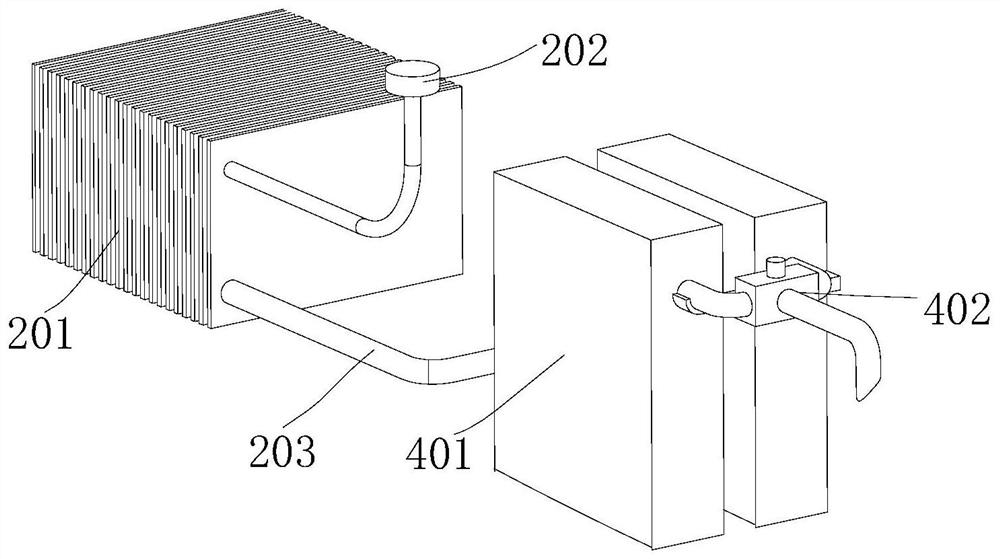 Fluff processing device for fabric production