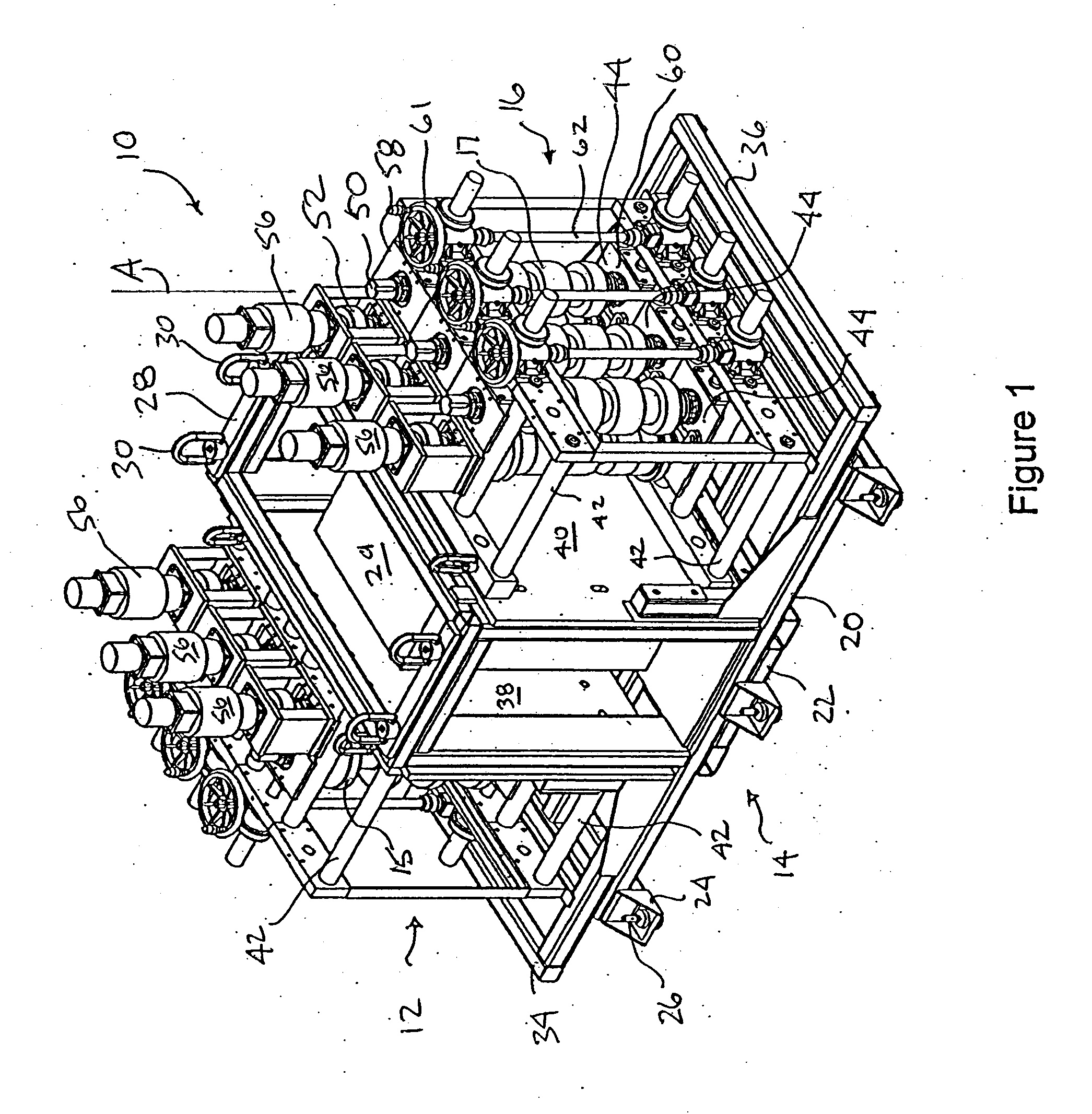 Roll-forming machine for forming smooth curves in profiled panel sections and method of forming curved panels