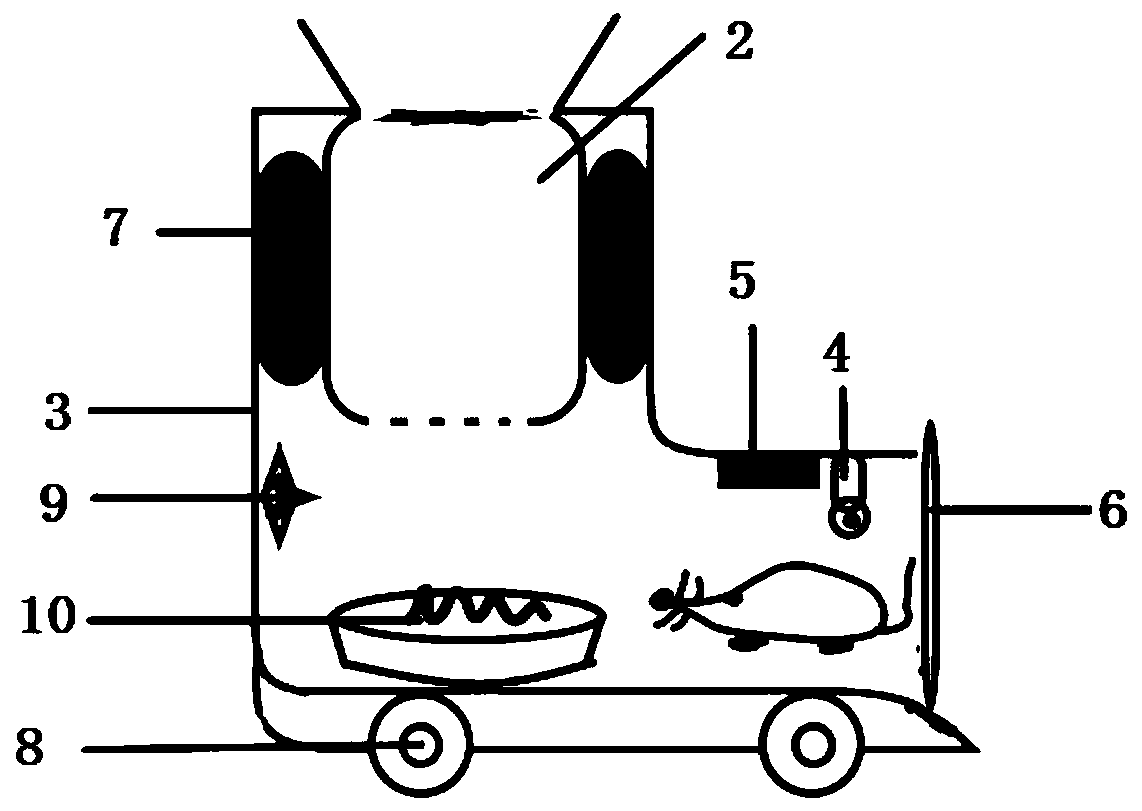 Intelligent mouse searching and catching system and method based on A-star algorithm