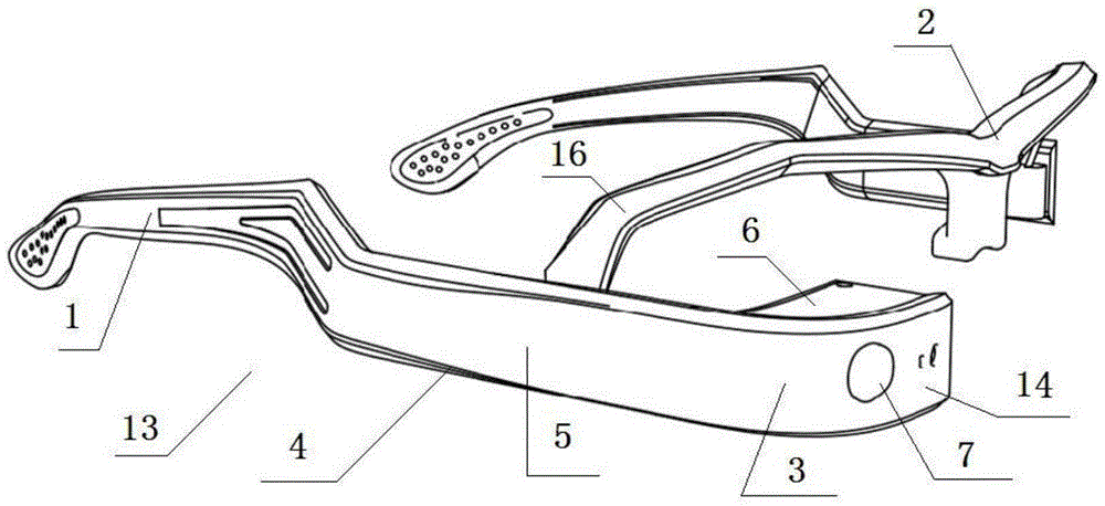Gesture recognition method for intelligent glasses used in vehicle maintaining process