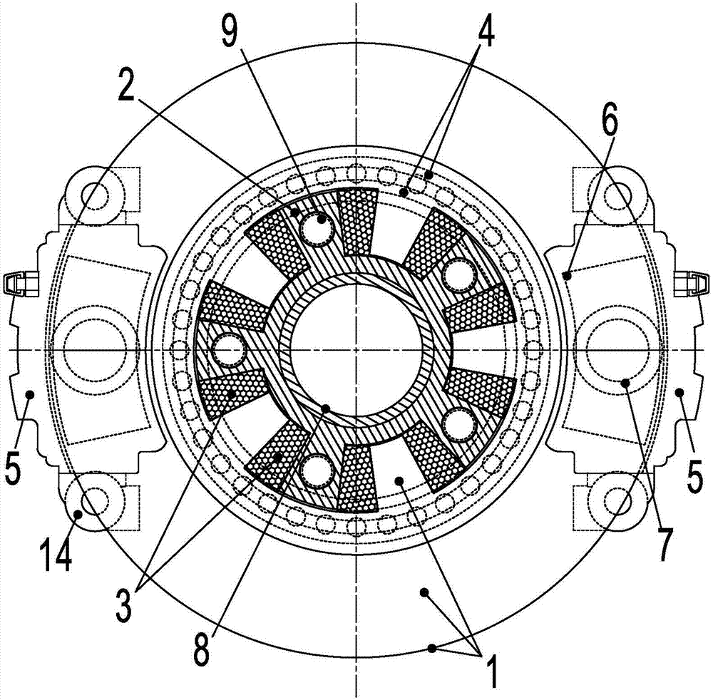 Disc type dual brake mechanism and brake system
