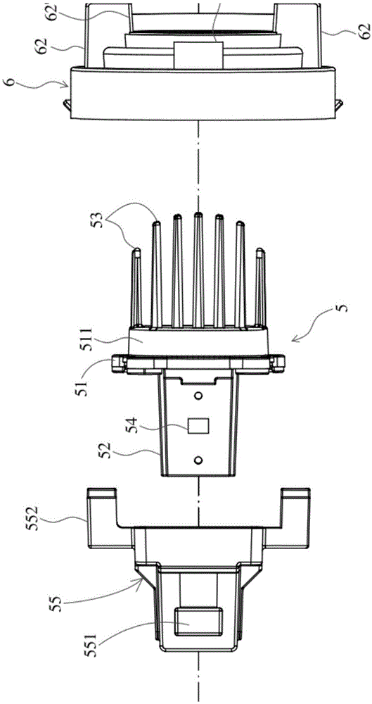 Lamp structure for vehicle