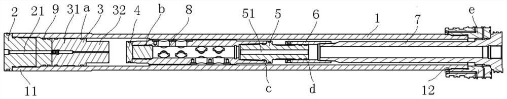 Hydraulic anchoring test device and method