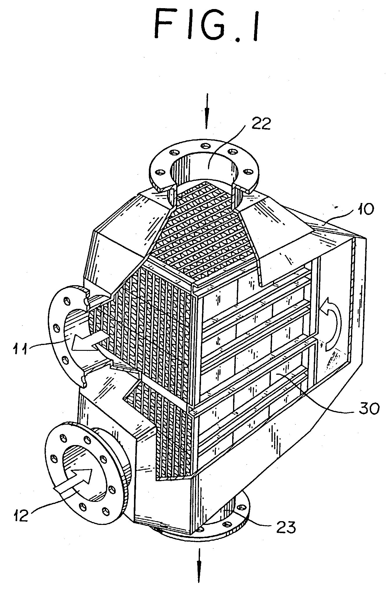 Method for preventing plate type heat exchanger from blockage