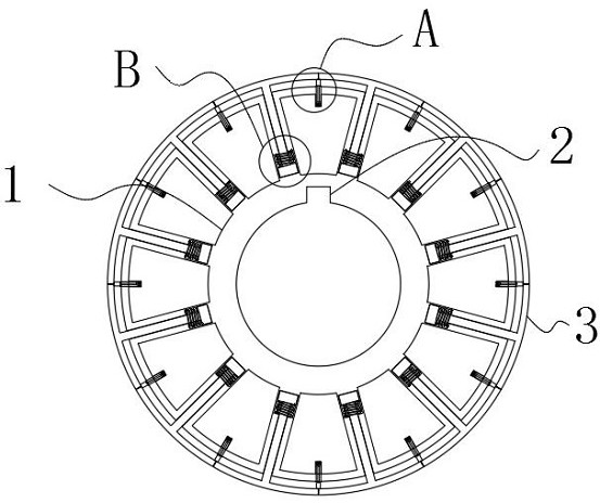 Diaphragm winding roller