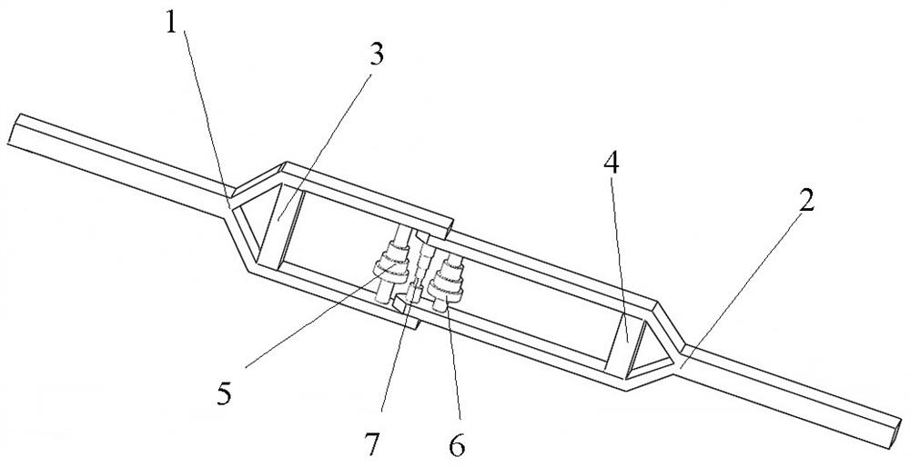 Construction method of a steel bar bending device