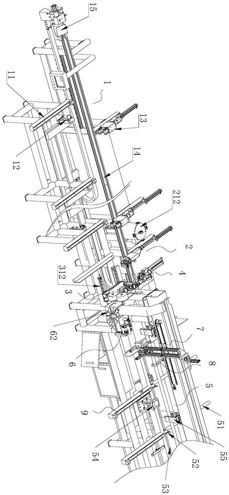 Rod packaging machine and packaging method