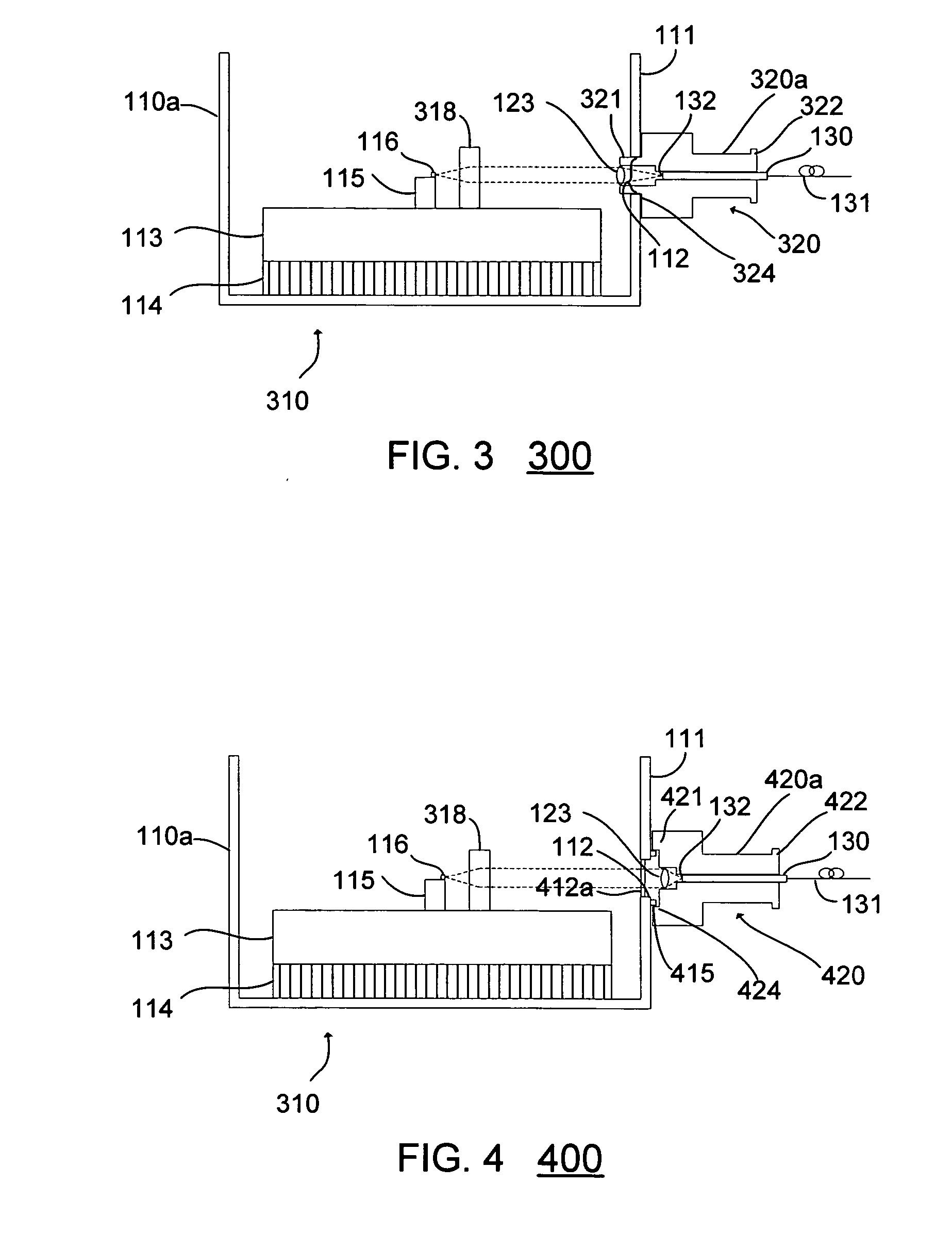 Method and apparatus for coupling a laser to a fiber in a two-lens laser system