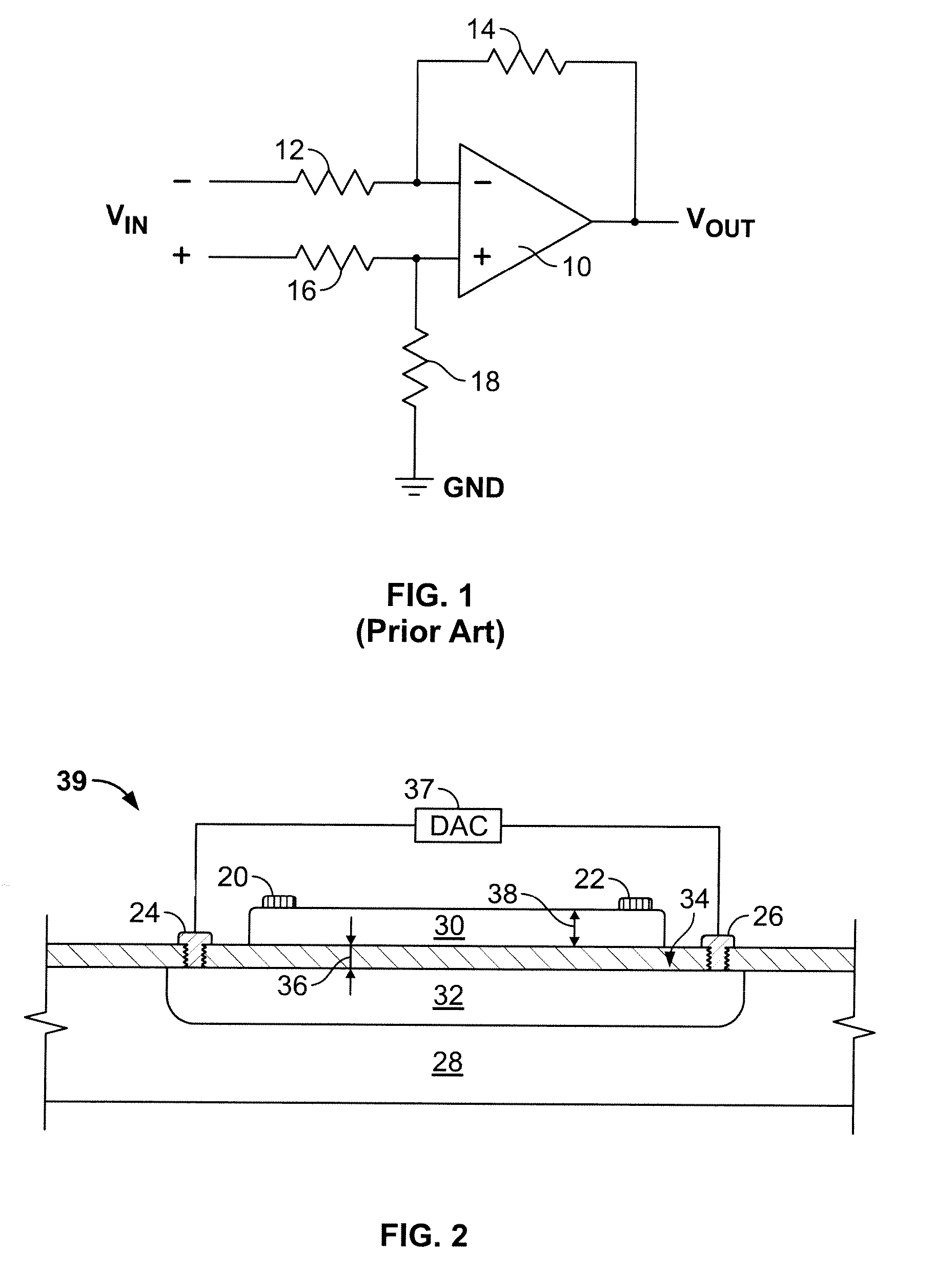 Electrically adjustable resistor