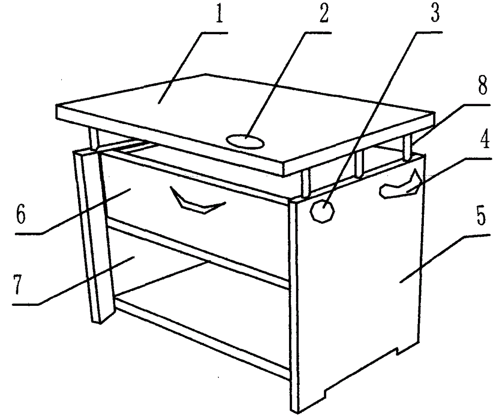 Intelligent elderly hall cabinet