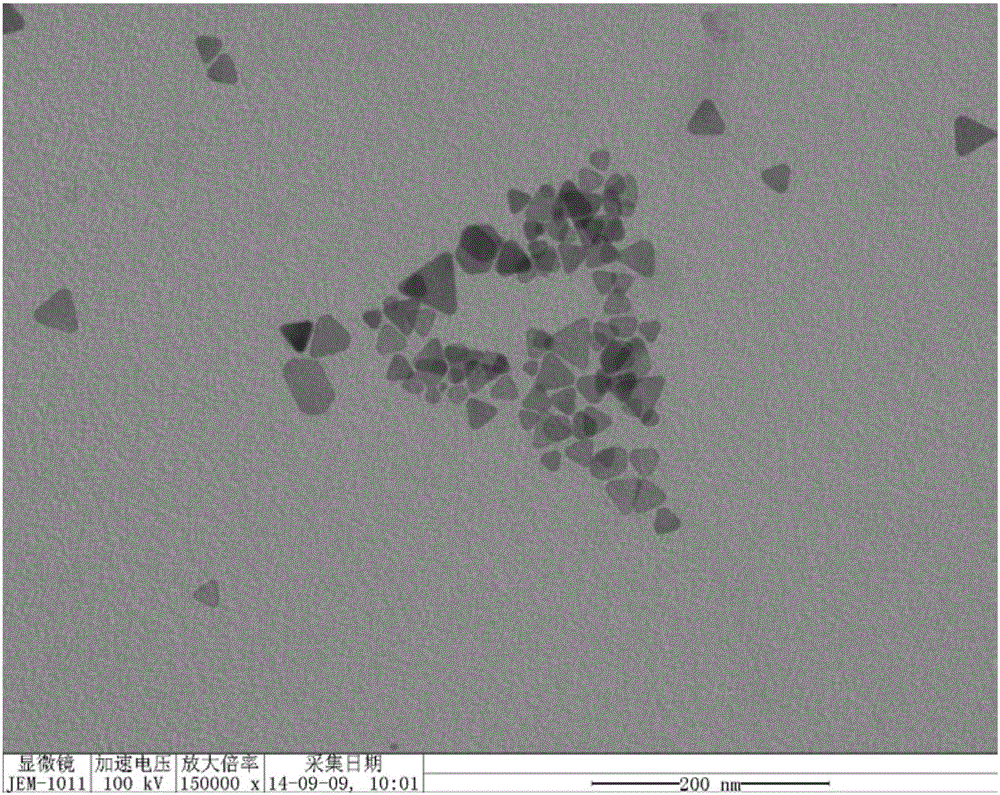 Macro-scale preparation method of monodisperse silver nanosheets