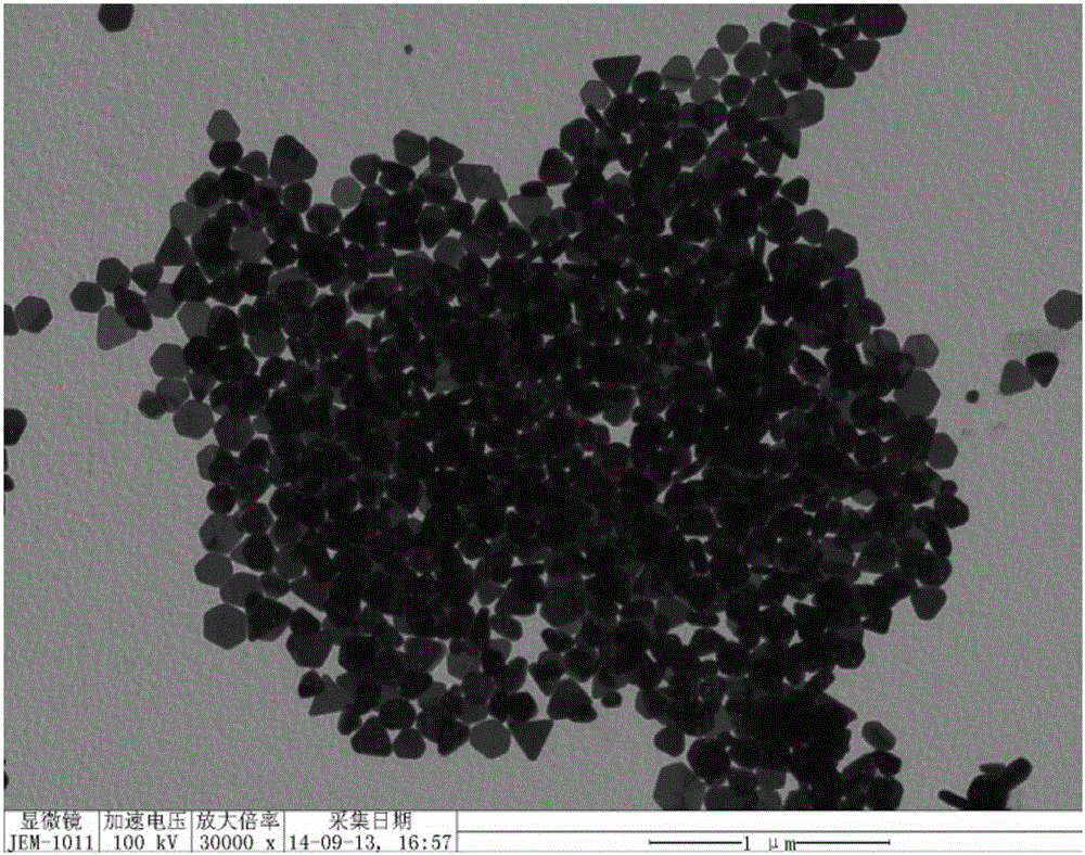 Macro-scale preparation method of monodisperse silver nanosheets