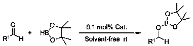 Application of p-tolylanilide Lithium Catalyzed in Hydroboration of Aldehyde and Borane