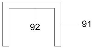 A surface acoustic filter packaging structure