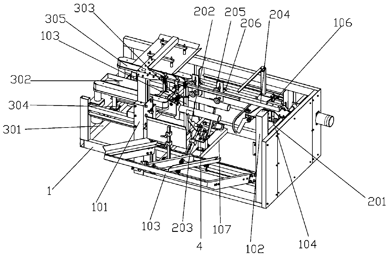 Full-automatic carton automatic opening device and carton opening method thereof