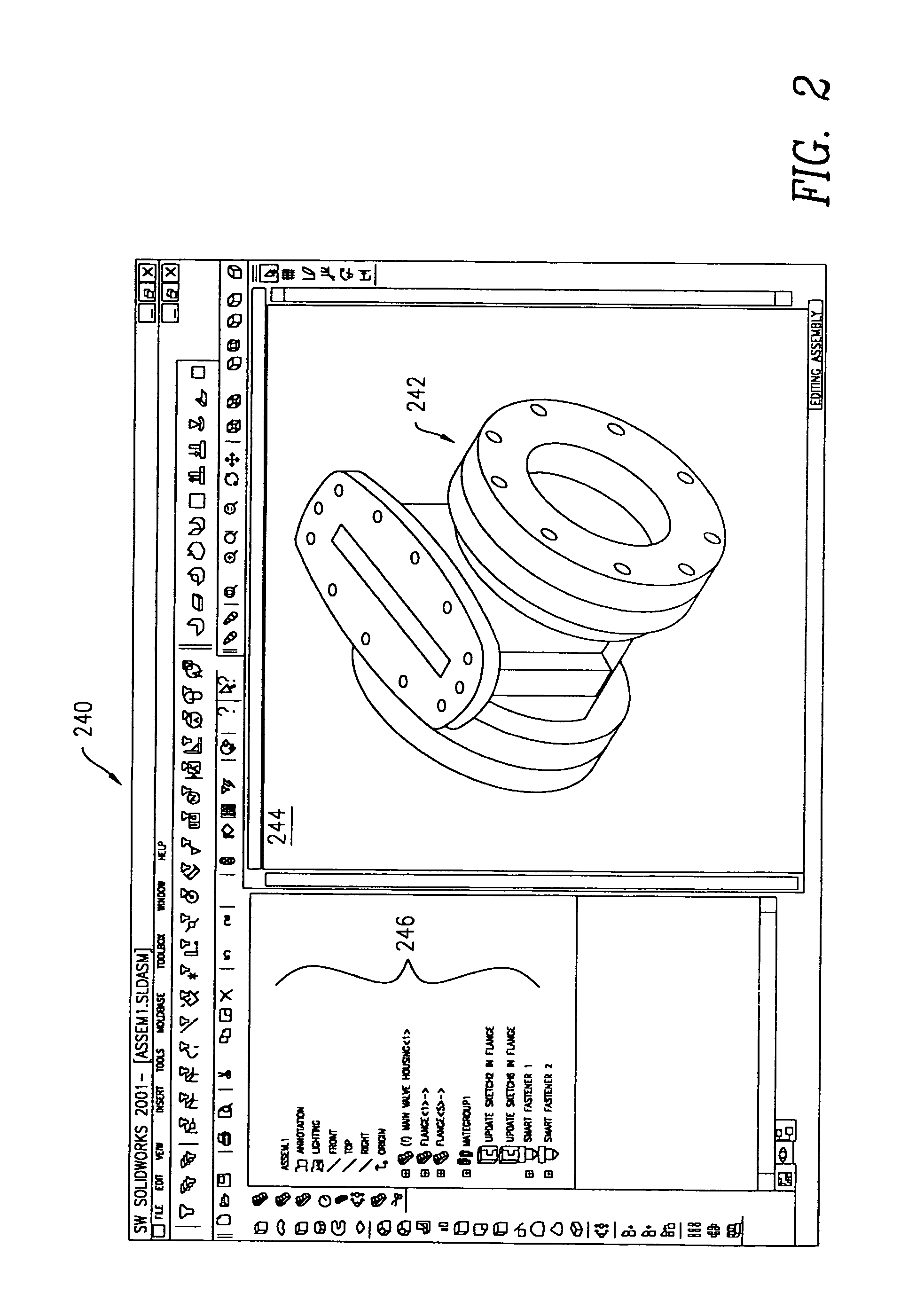 Automated connections of computer-aided design components
