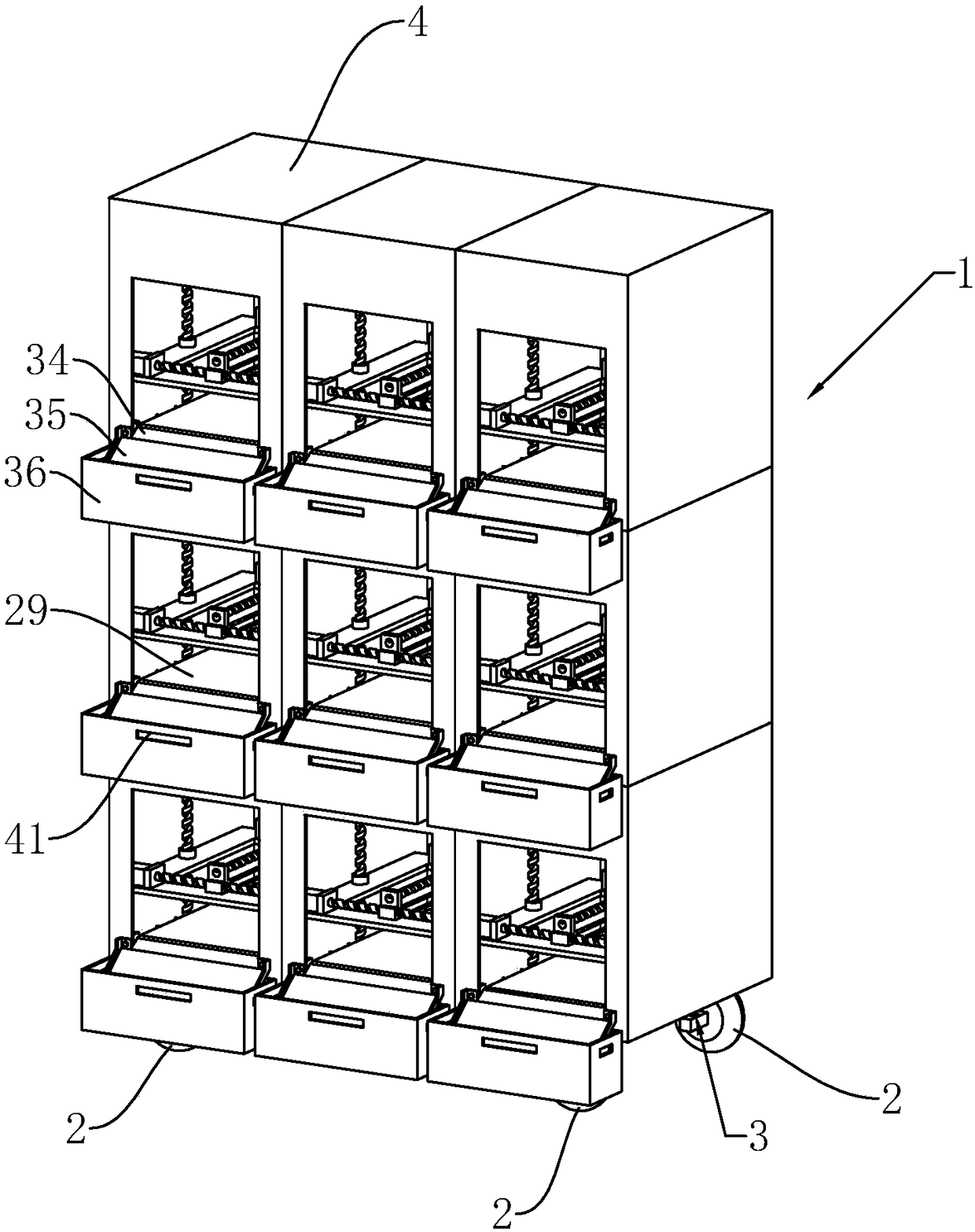Multi-unit 3D printing manufacturing system capable of achieving continuous production