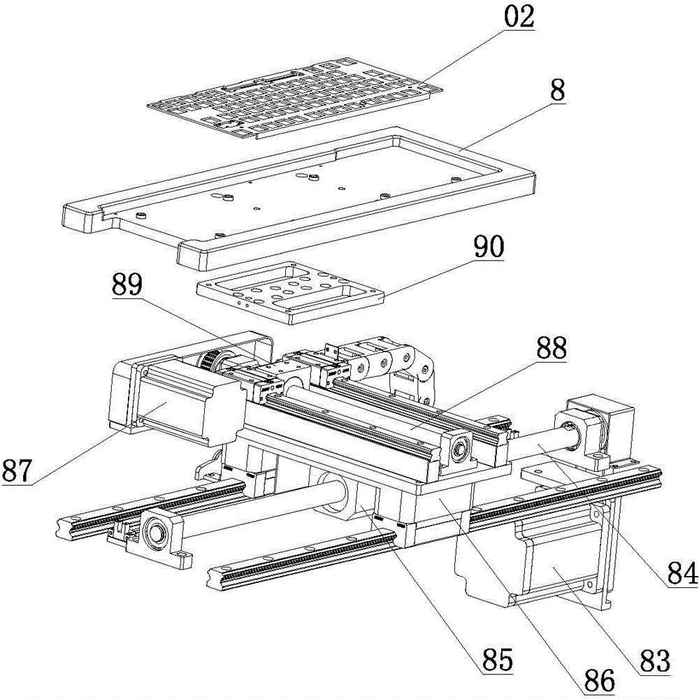 Keyboard automatic assembling device