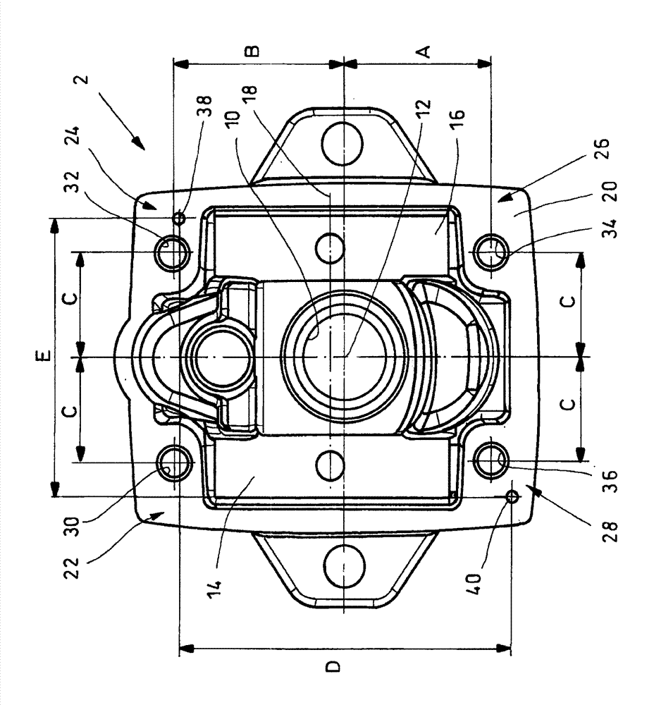 The casing of the fluid machine