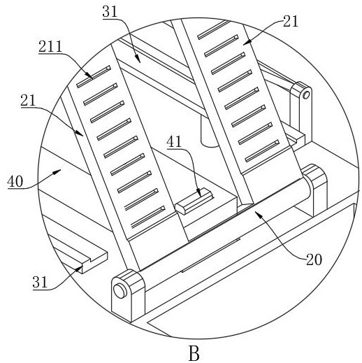 A lead frame feeding and conveying device