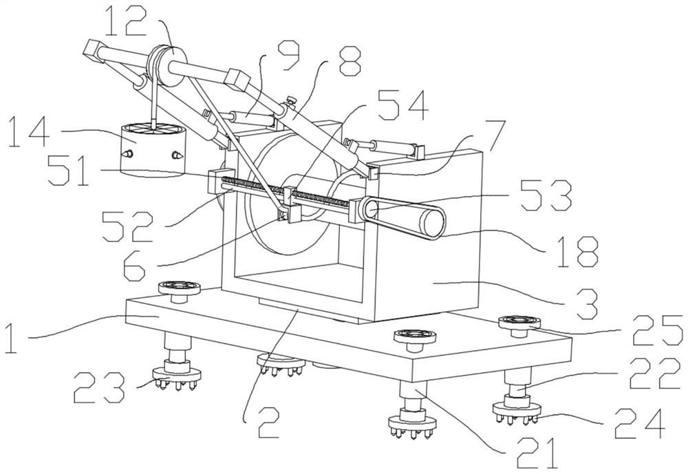 Rock stratum migration monitoring point anchoring device