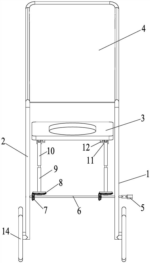 An automatic telescopic device and telescopic method for the elderly