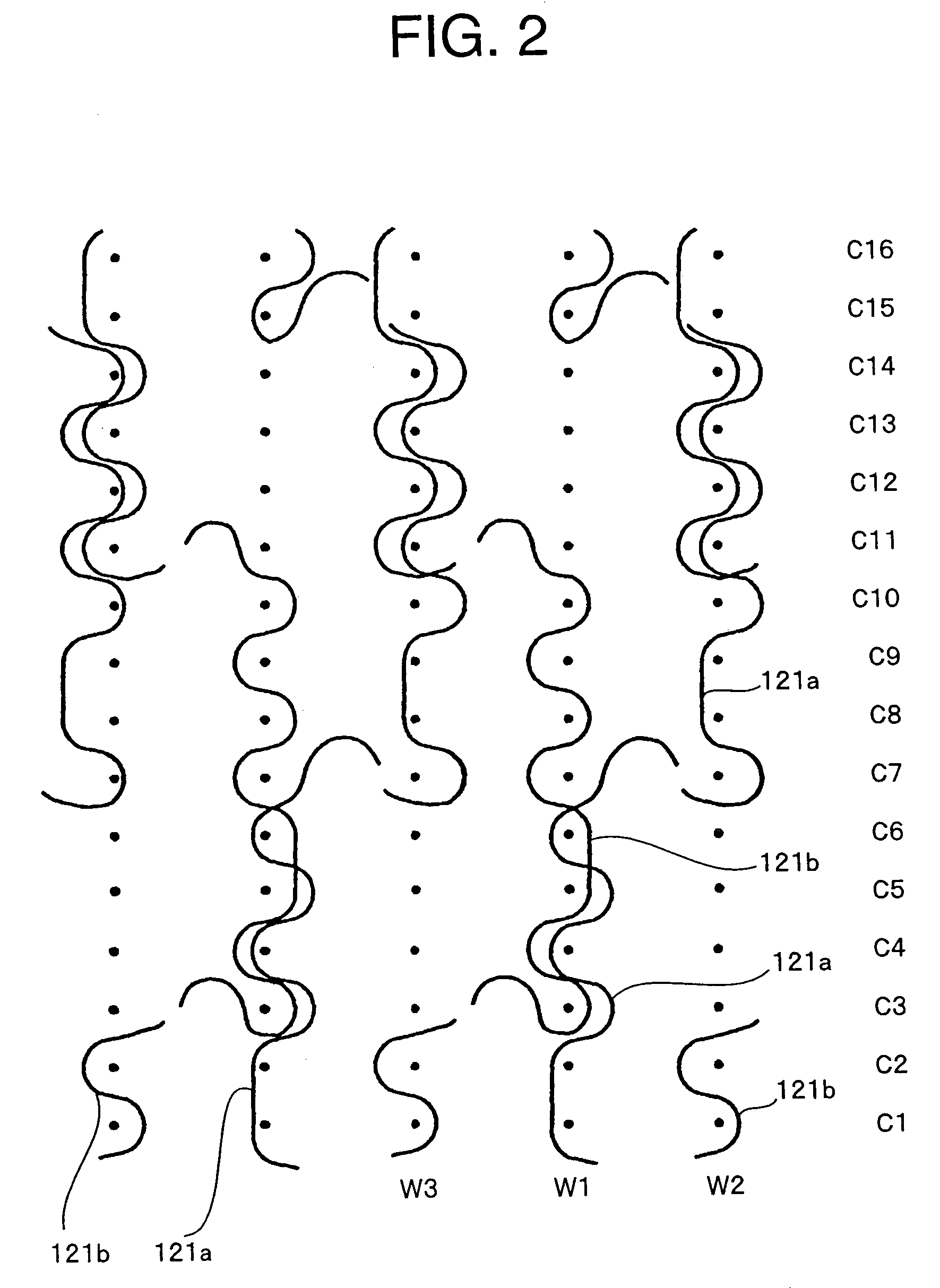 Knitted surface fastener