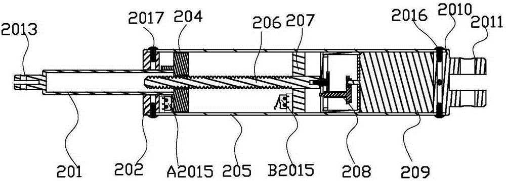 Door opening and closing structure of household electric oven and household electric oven with same
