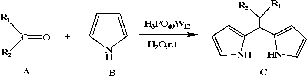 Dipyrromethene compound synthetic method