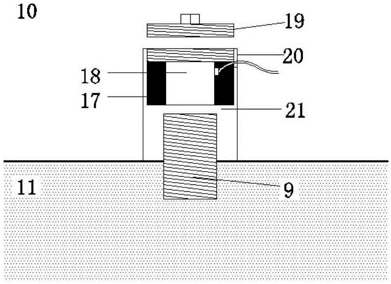 Acoustic wave device and method for metro shield tunnel front boulder detection