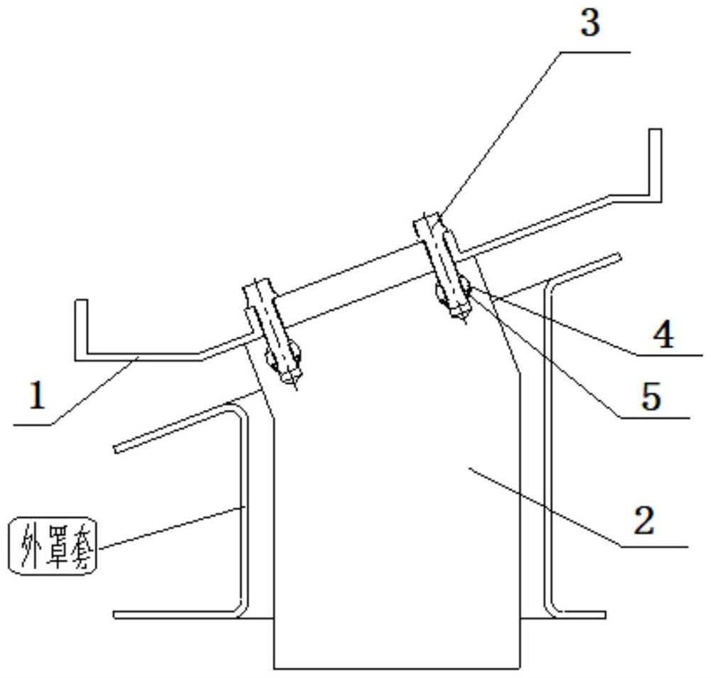 Outer ring case and spoke plate connecting structure