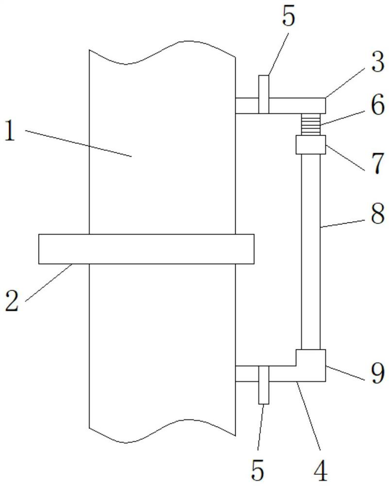 A linkage exhaust gas sampling structure for combustion exhaust gas detection