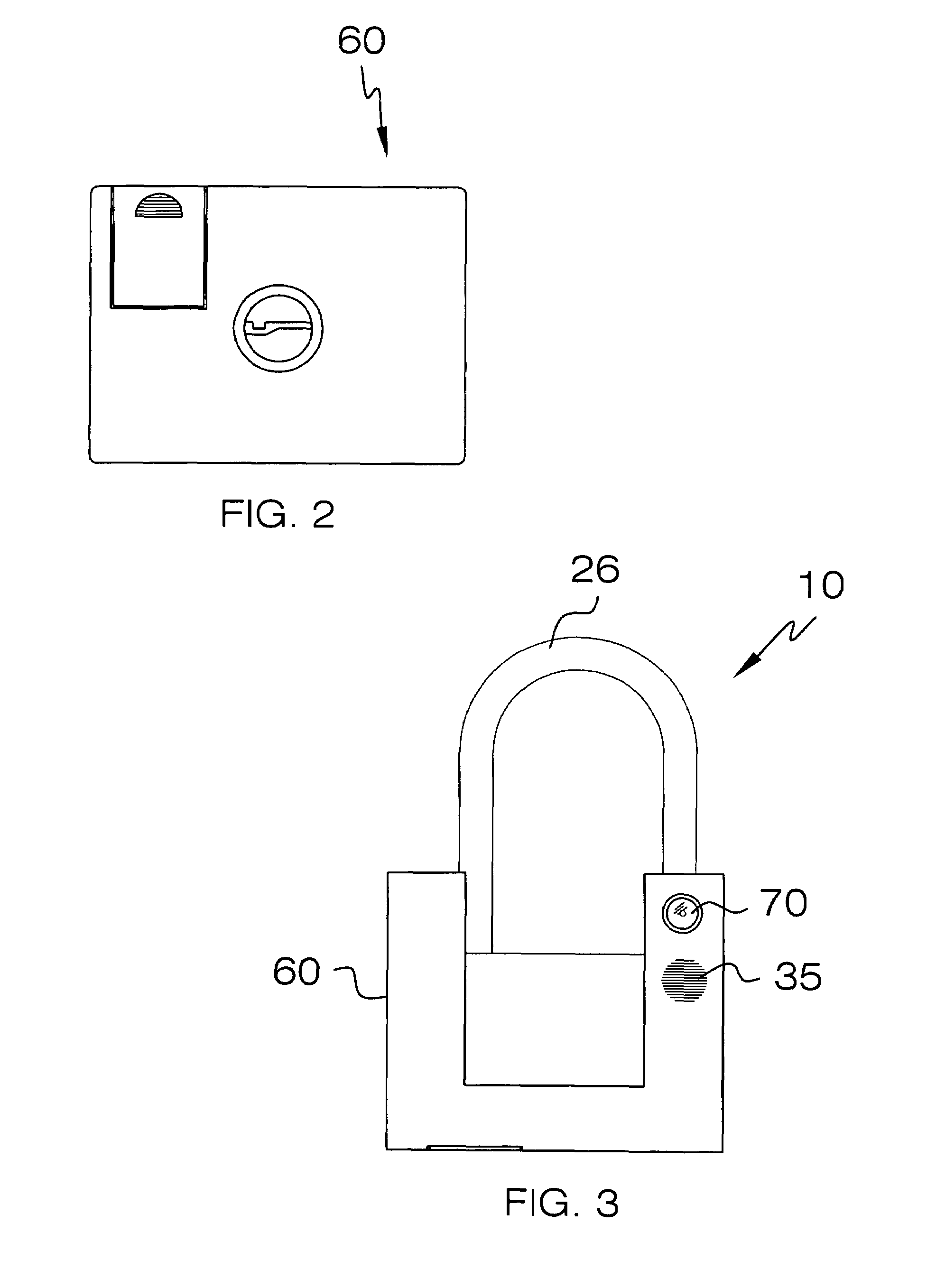 Combined padlock housing and acoustic notification device