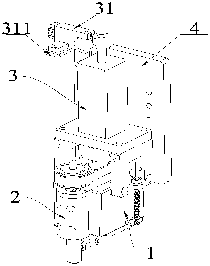 Pressure control device used for die bonder, and sorting mechanism pressure control rotating system