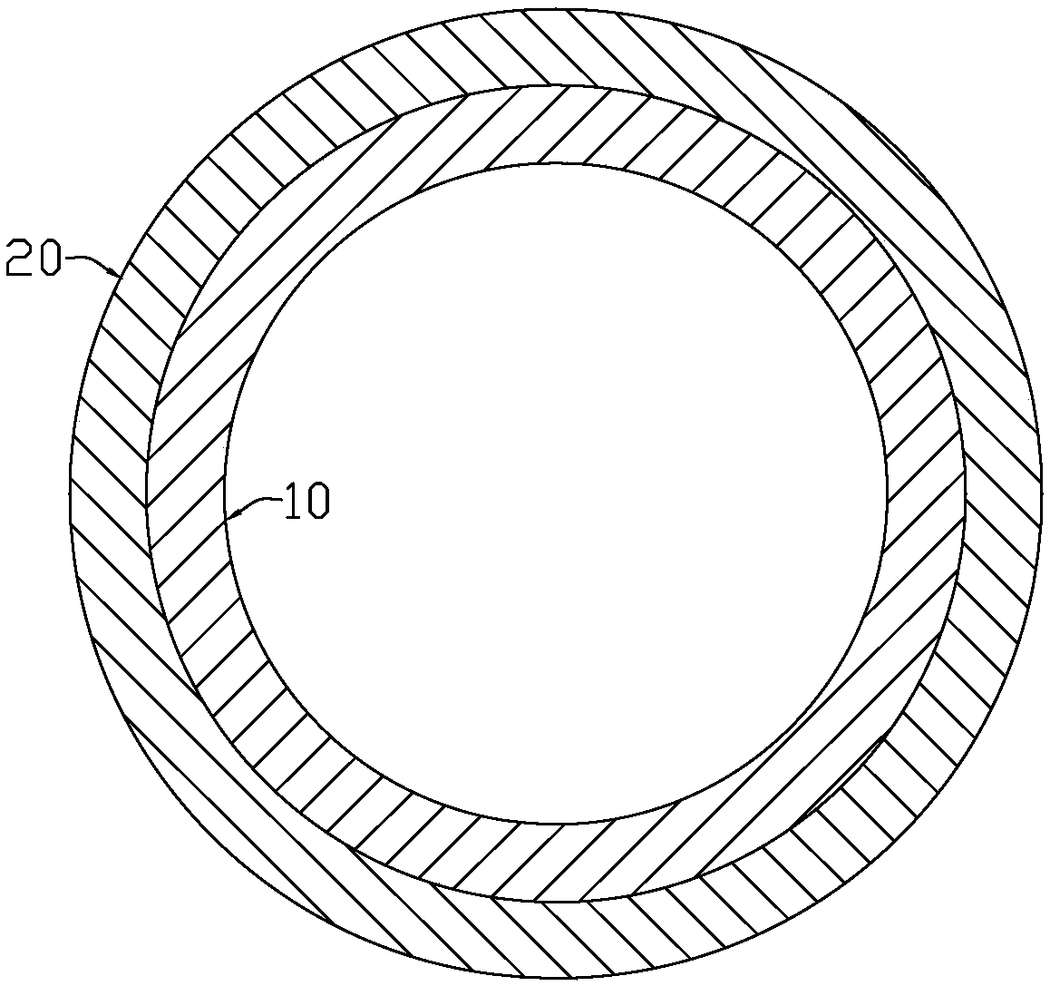Composite pipe for nuclear fuel component and manufacturing method of composite pipe