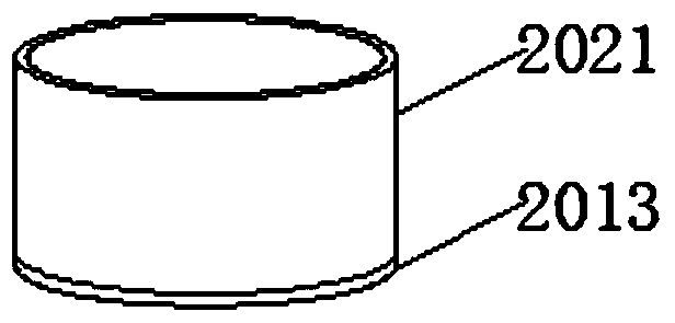 Debris-separated tea bucket for hierarchical storage