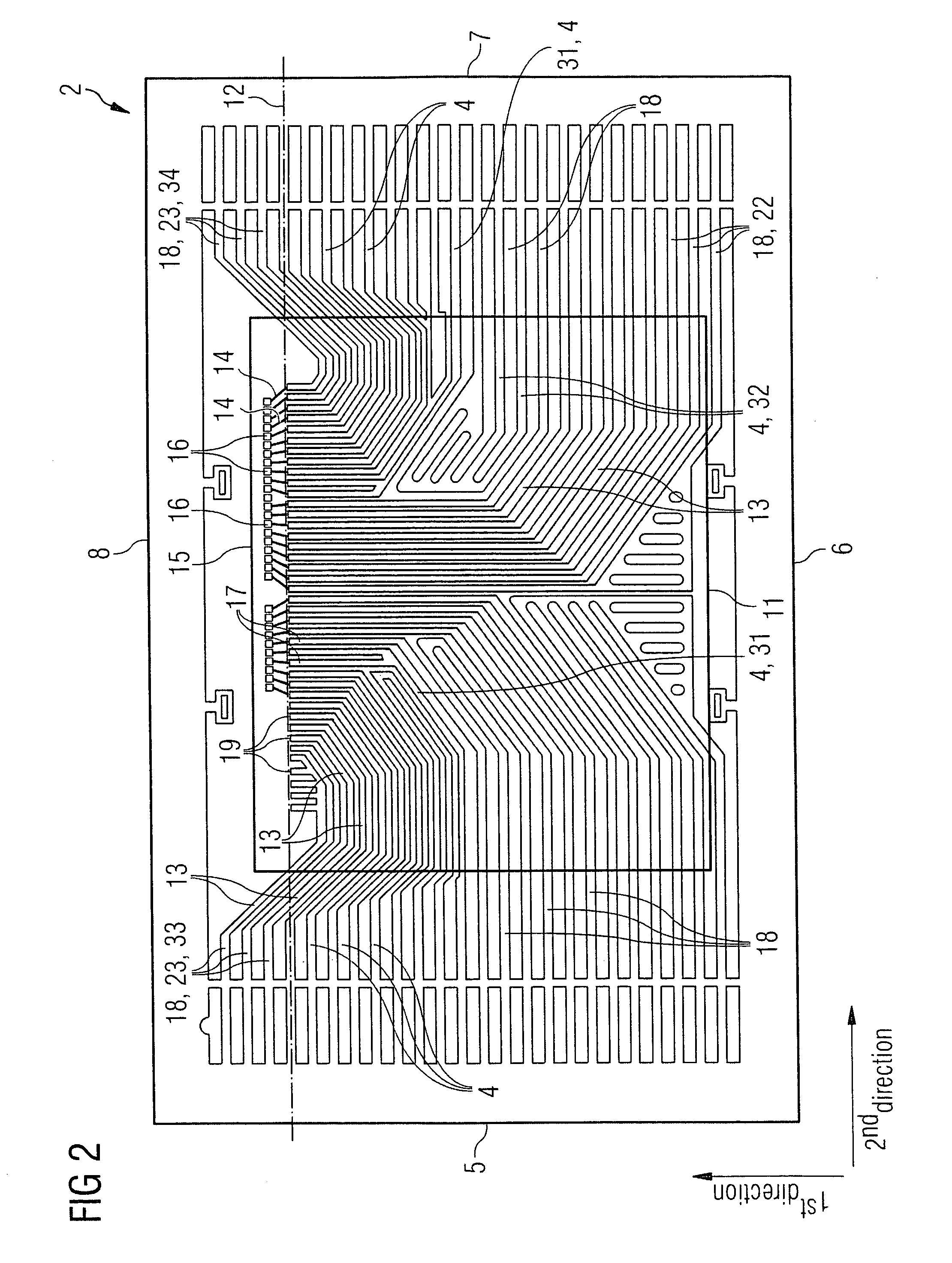 Semiconductor package based on lead-on-chip architecture, the fabrication thereof and a leadframe for implementing in a semiconductor package