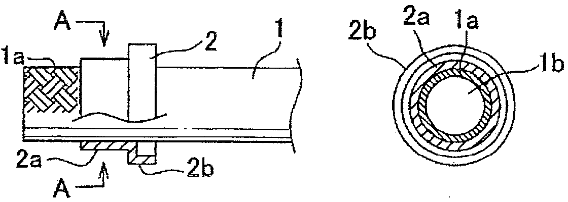 Connection method between braided shield layer of shield wire and drain wire, and connection structure of same