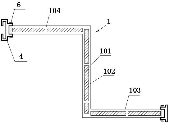 Composite material sheet pile and preparation method thereof