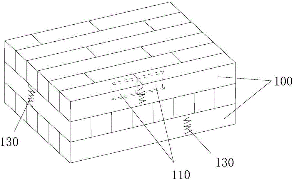 Cross laminated wood structure and manufacture method