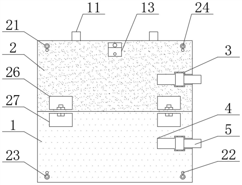 Mounting structure of assembly type hanging wall surface