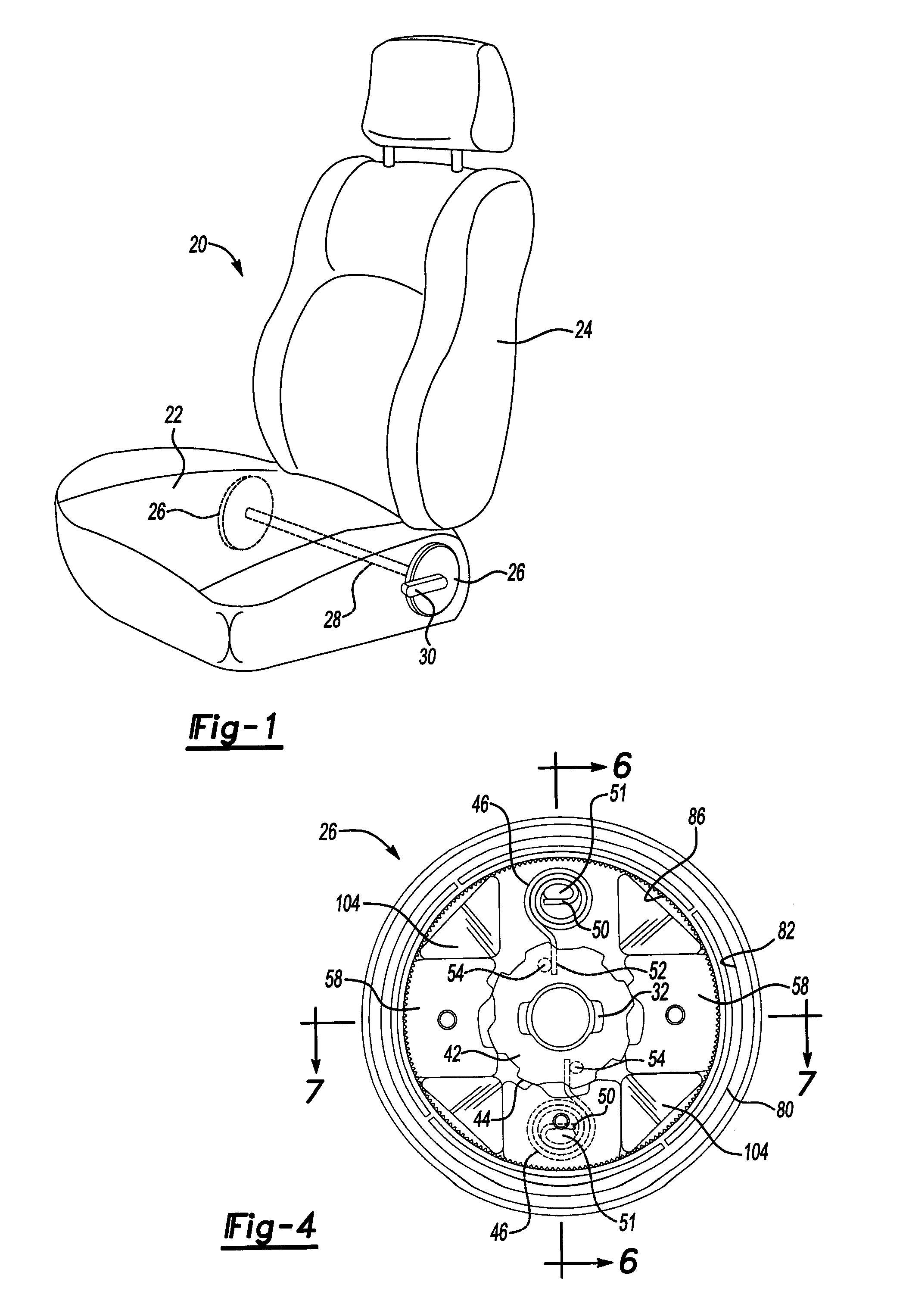 Heavy duty reclining mechanism for vehicle seats