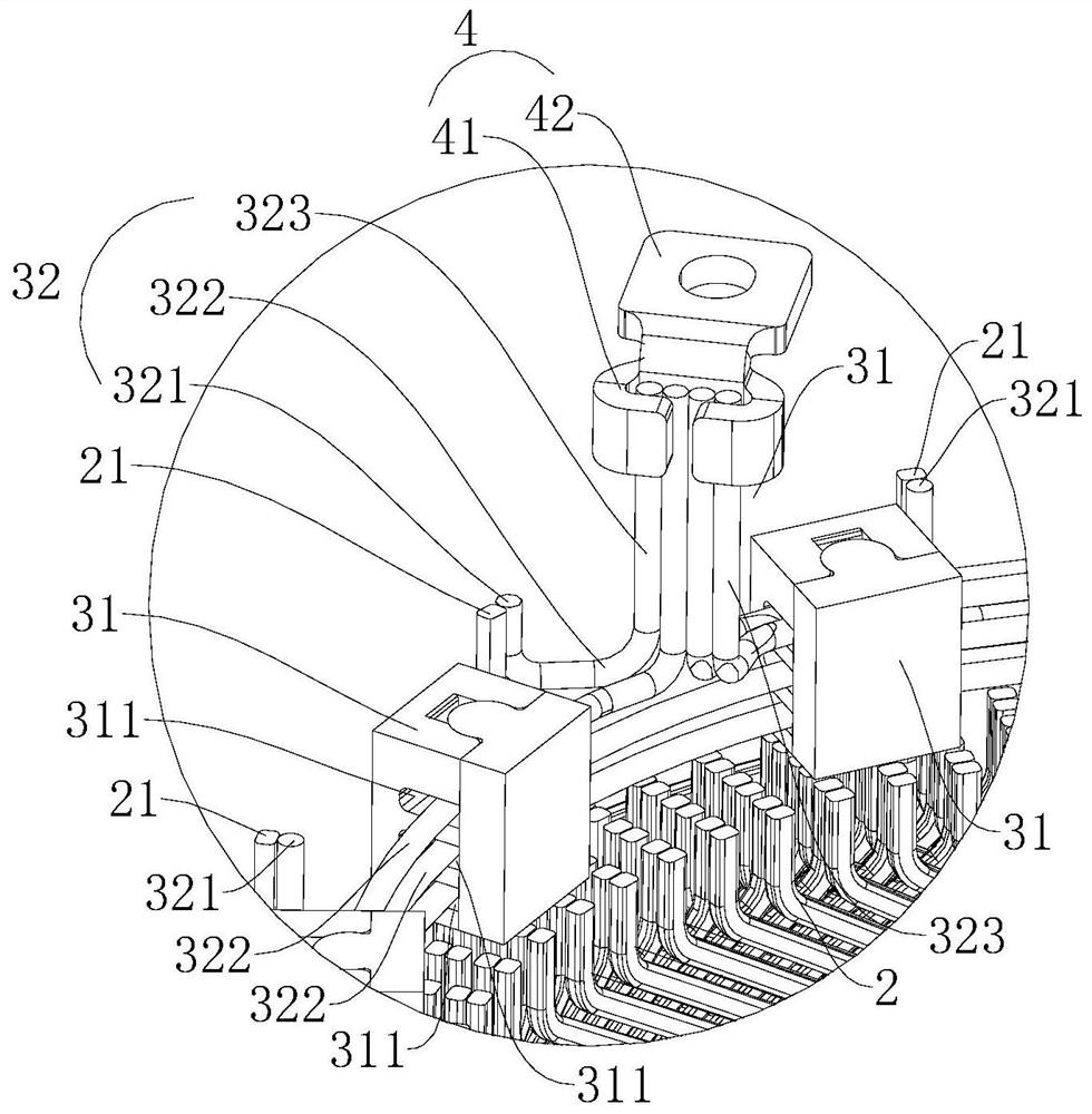 Stator assembly and motor with same