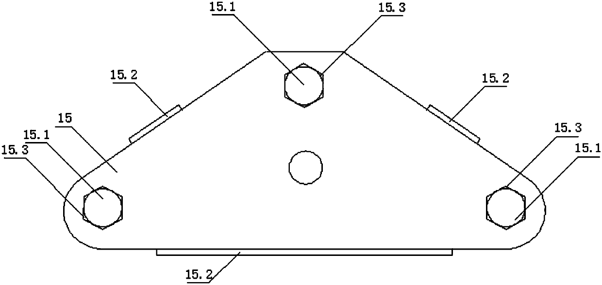 A hanging tension series connection device