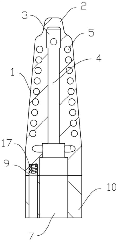 Cooling core and die-casting die thereof